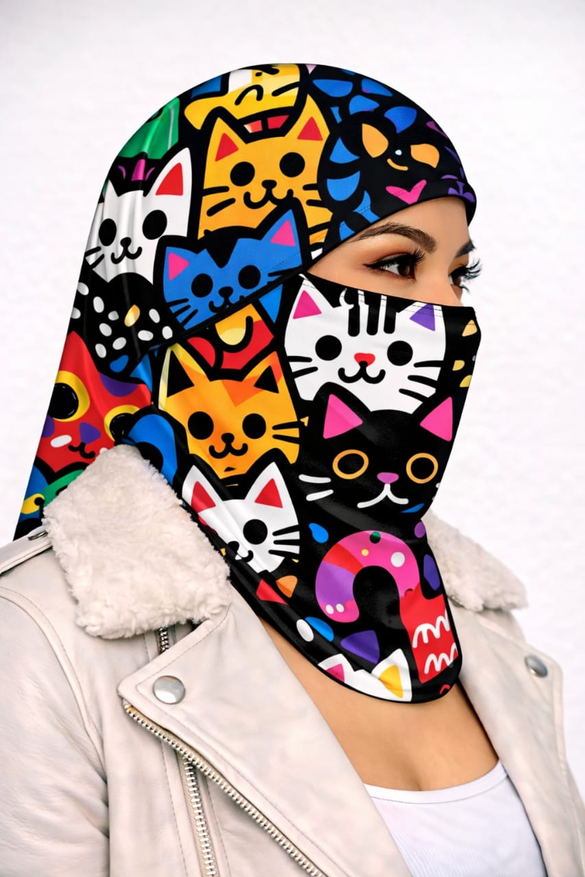 Balaclavas Triangular y Cuadrada Diseños Excluvos
