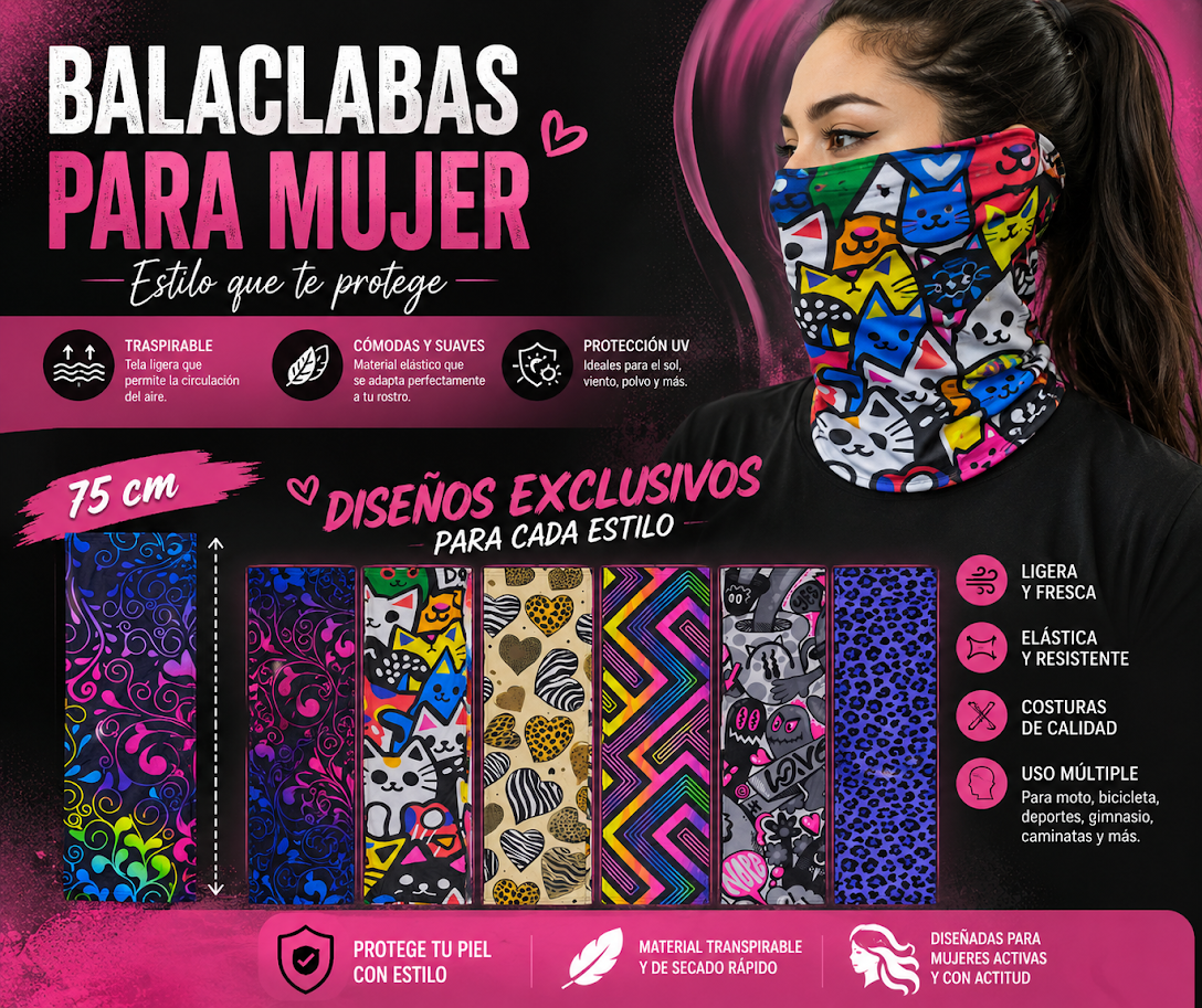 Balaclavas Completa Diseños Exclusivos